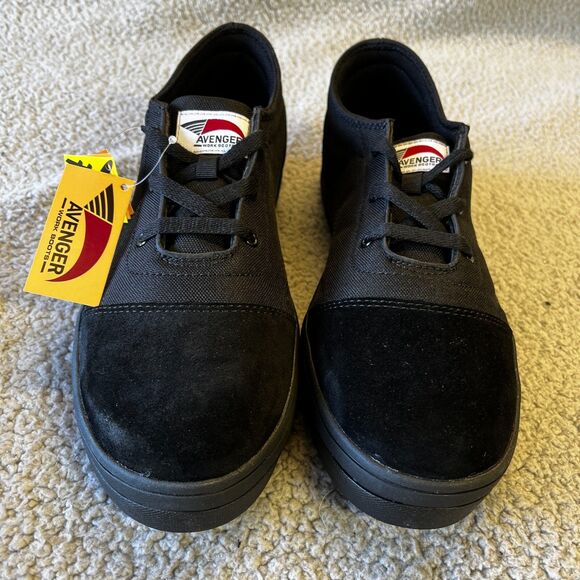 Avenger Work Boots Shoe Mens 12 Black 3 Eye Soft Toe Electrical Hazard A4133 - Picture 5 of 10